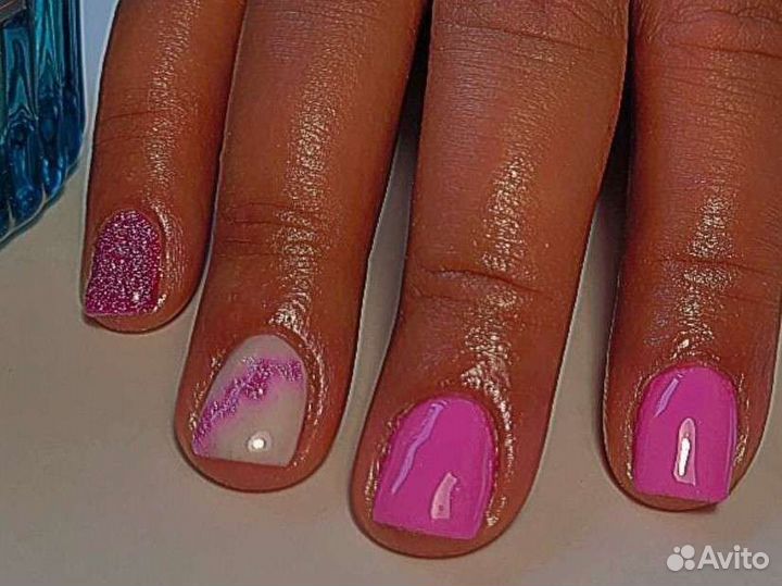 Маникюр на дому наращивание ногтей