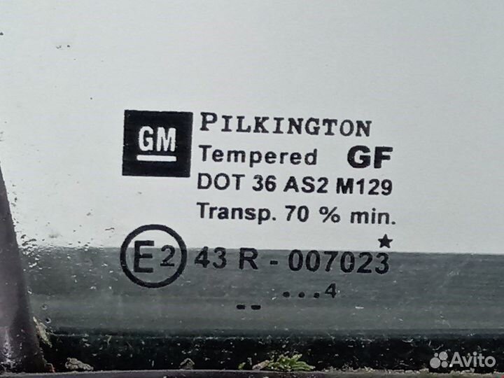 Обшивка (карта) двери задней правой Opel Astra G