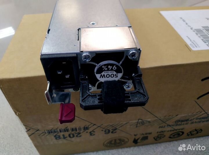 865408-B21 HP Блок питания PS 500W Hot Plug