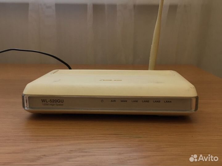 Модем WiFi model name WL-520GU
