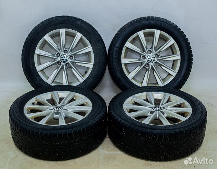 Колеса зимние R17 VW Tiguan оригинал с датчиками