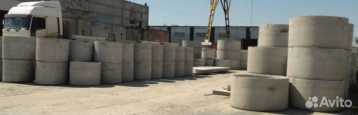 Кольца колодцев железобетонные фальцевые жб