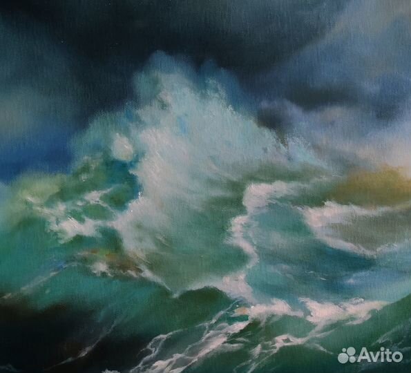 Картина Айвазовского копия Волна пейзаж