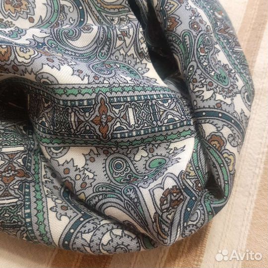 Снуд из Павловопосадского платка шерсть