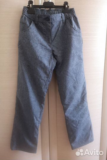 Утепленные брюки 134-140 р