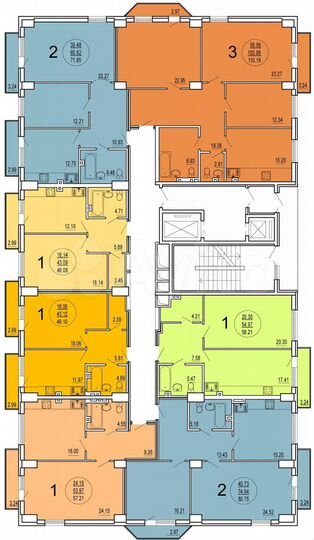 1-к. квартира, 46,5 м², 13/20 эт.