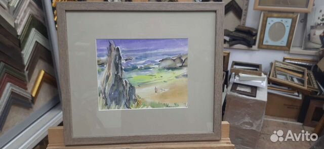 Картина акварель пейзаж