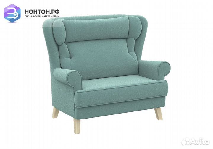 Диван Комфорт-2 светло-бирюзовый