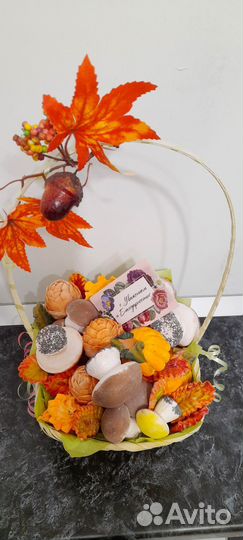 Грибочки из зефира