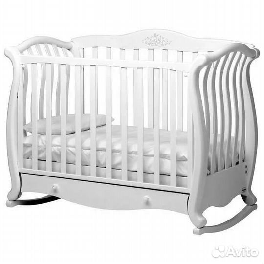 Детская кроватка Baby Italya Andrea lux с матрасом