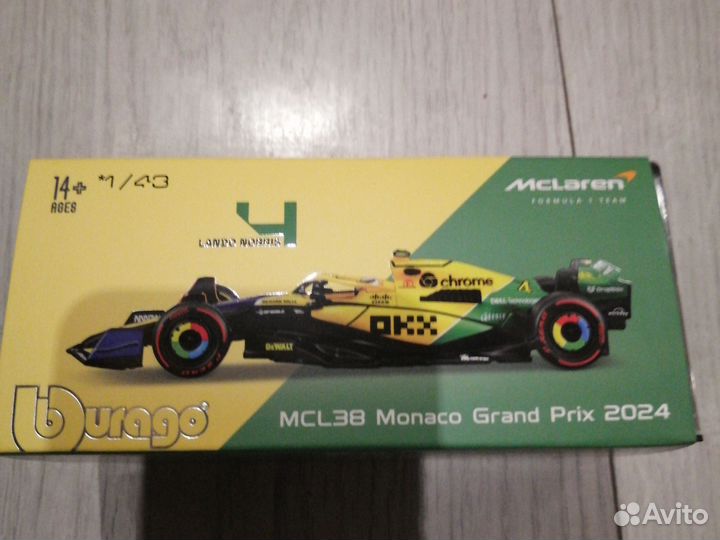 Модель Формула 1 Mclaren 38