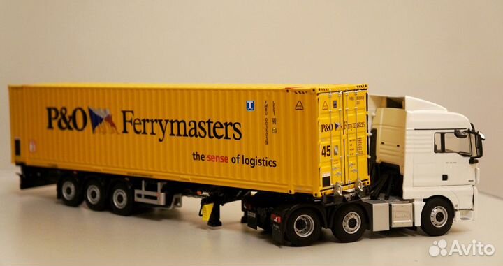 1/50 тягач MAN контейнеровоз контейнер 45 фт WSI