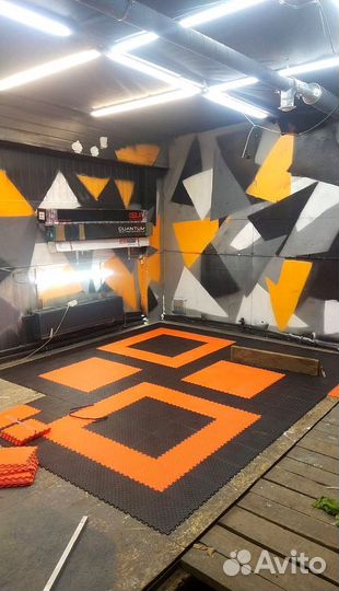 Напольная, модульная плитка пвх