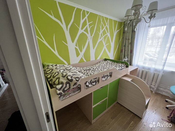 Модульная детская кровать и стол