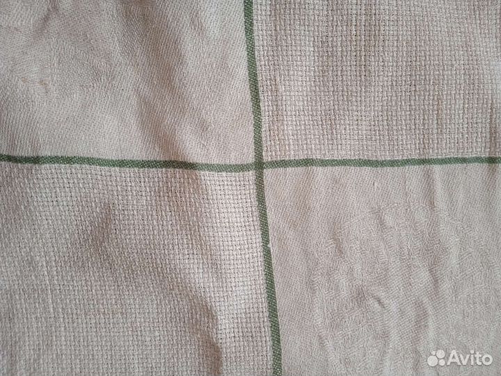 Старинные льняные скатерти с вышивкой