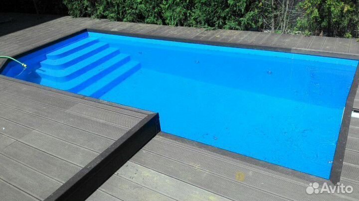 Бассейн 3х4х1,5 из полипропилена