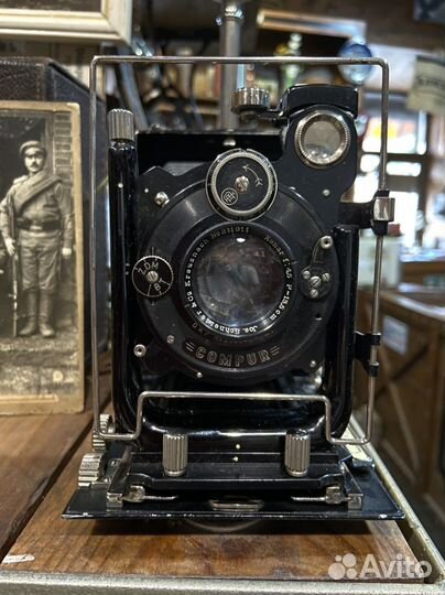 Фотоаппарат старинный, гармошка, Code, Германия