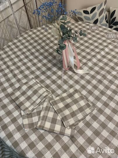 Скатерти лен, хлопок