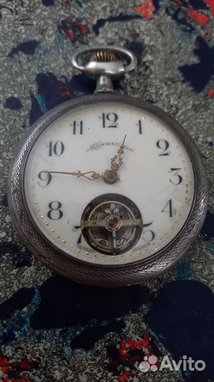 Часы антикварные Bonheur, серебро 1900 г