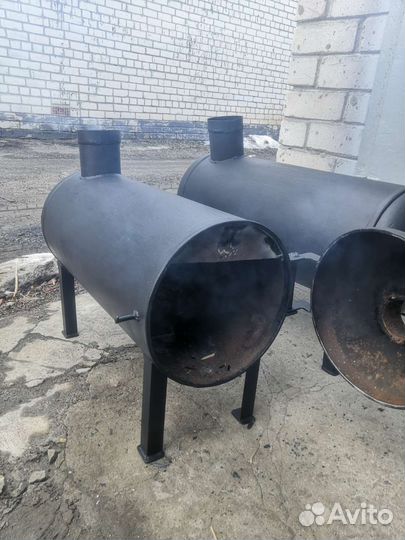 Печь буржуйка на дровах