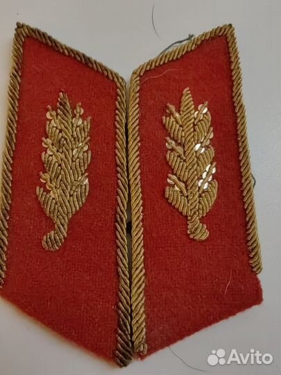 Петлицы на генеральскую шинель СССР