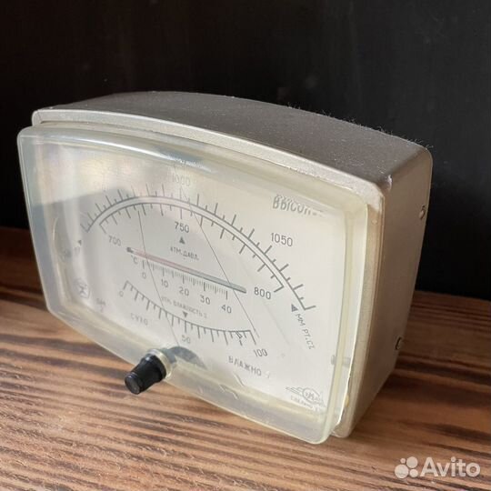 Барометр СССР метеостанция термометр