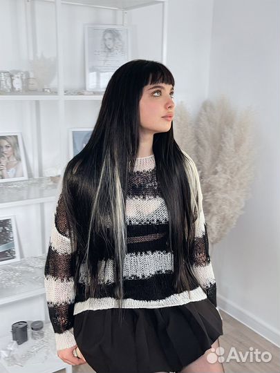 Точечное афронаращивание цетное / натуральное