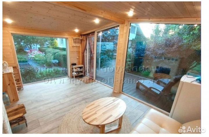 Баня каркасная 7х5 м S5–045-M286