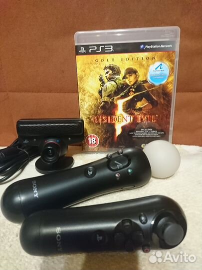 Комплект игры Resident Evil 5 Для playstation move