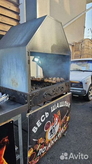 Мангал с вытяжкой