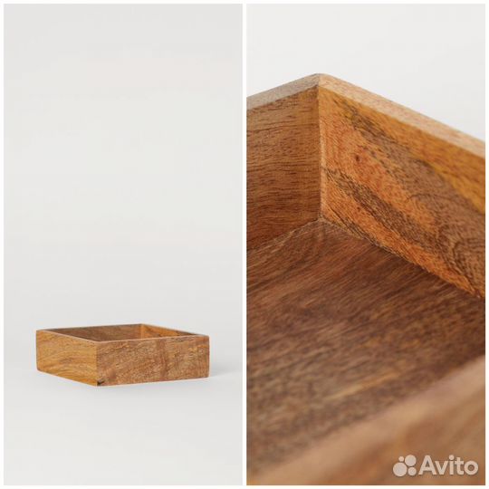 Поднос деревянный новый h&m home