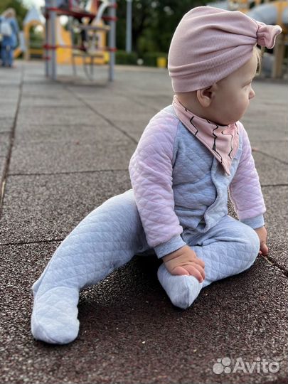 Комбинезоны слипы 4 шт на девочку 68 74