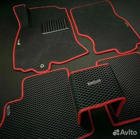 Полики ковры водительские KIA rio 4 с борт Ева
