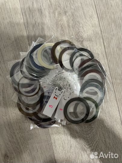 28 катушек лент для маникюра