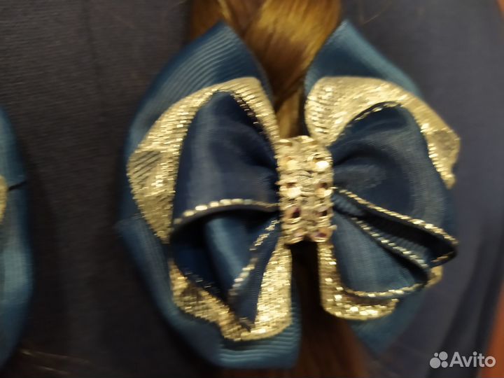 Бантики белые для девочек/Бантики/Банты для школы