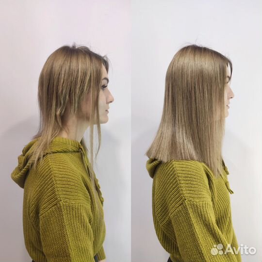 Наращивание волос холодное / горячее