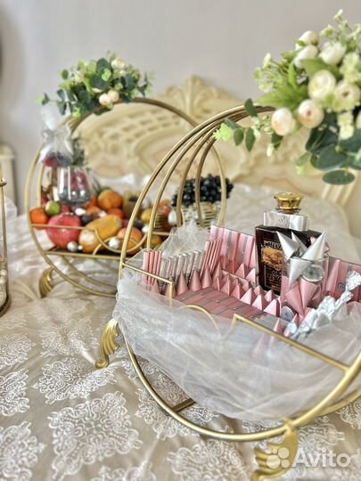 Сборка свадебных корзин