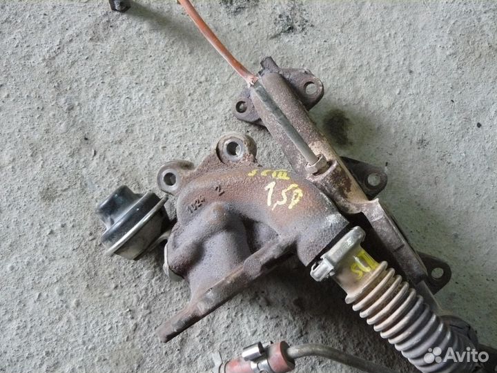 Часть коллектора под турбину Renault Scenic 3