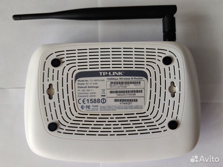 Wi-Fi роутер TP-Link TL-WR741ND