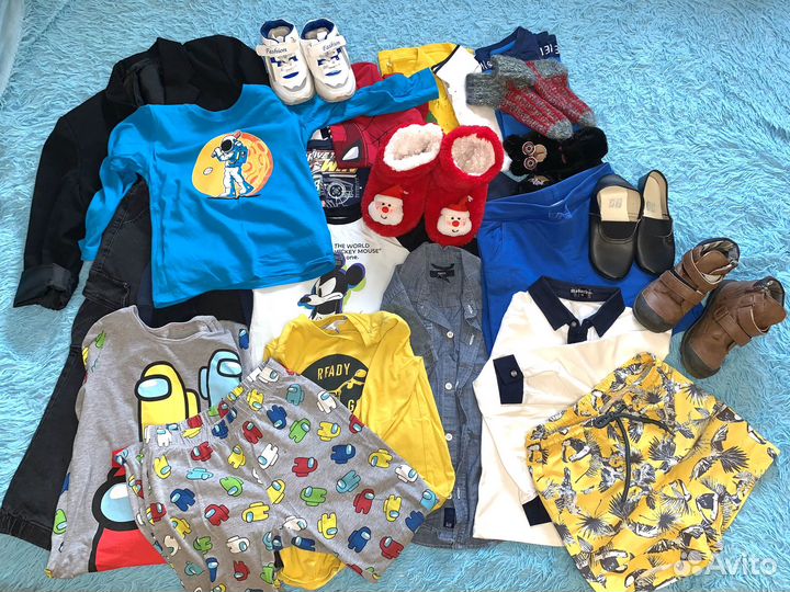 Детские Вещи пакетом на мальчика 5 6 лет