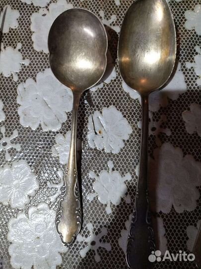Посеребренные ложки