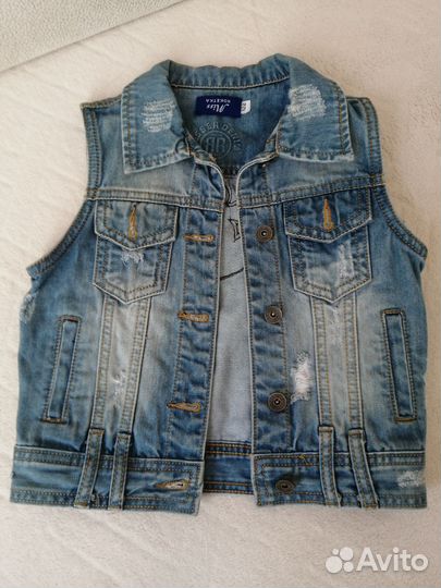Жилетка для девочки jeans