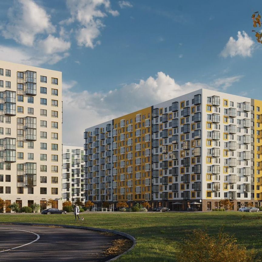 1-к. квартира, 34,4 м², 10/13 эт.