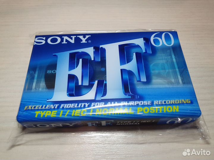 Аудиокассеты Sony EF 60, EF 90, Sound Breeze CR-90