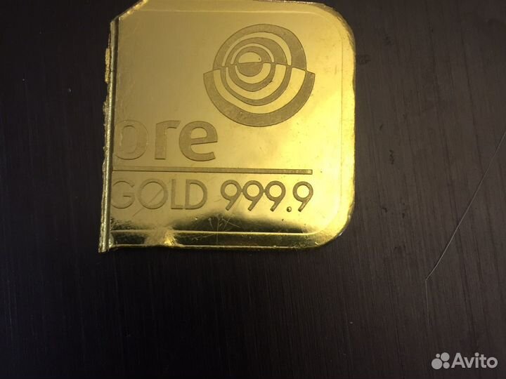 Золотой слиток 999 9 лом