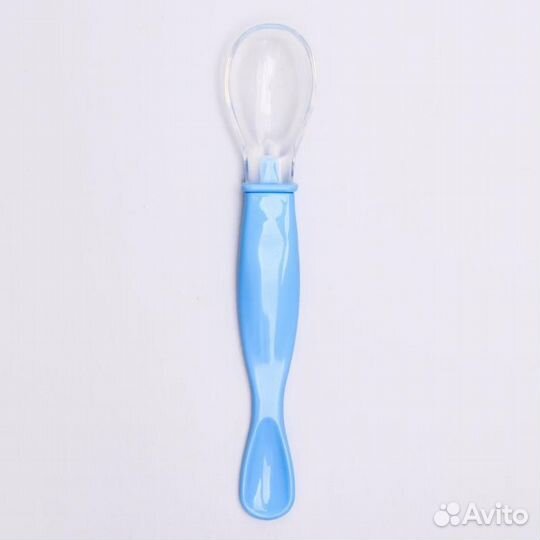 Ложка детская для кормления силиконовая, от 5 мес