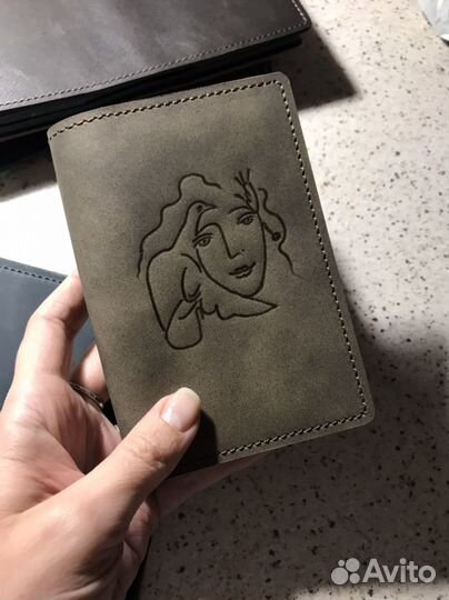 Обложка для паспорта из натуральной кожи
