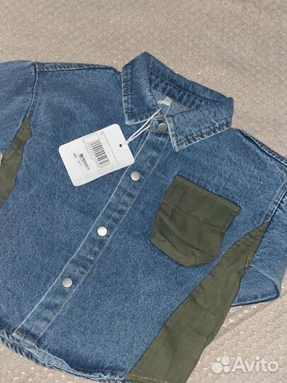 Рубашка джинсовая детская