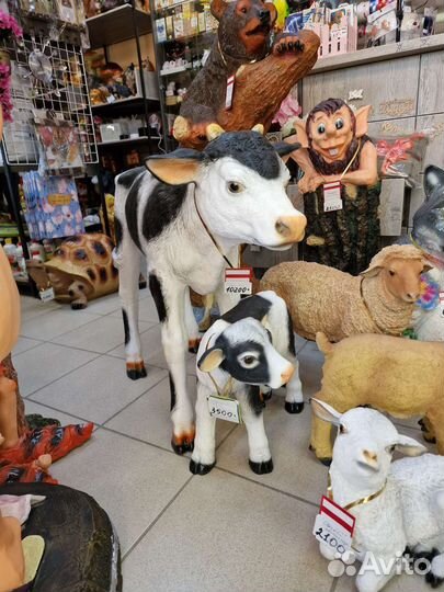 Садовые фигурки из полистоуна декоративные