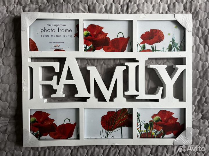 Новая фоторамка коллаж Family
